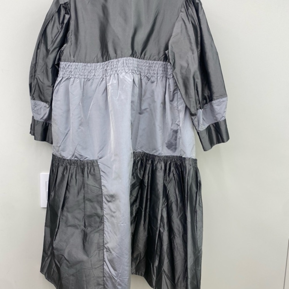Miu Miu Sleek Gray Satin Top